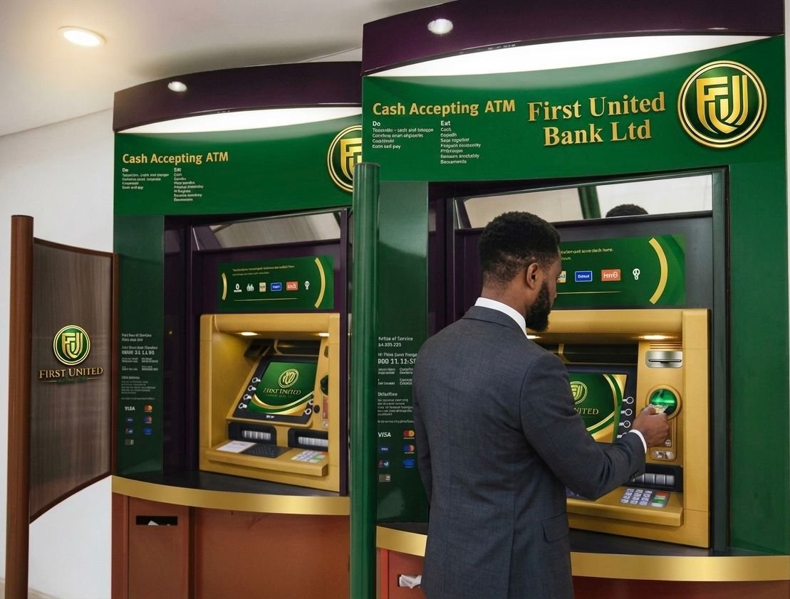 First United Bank Cash Accepting ATM